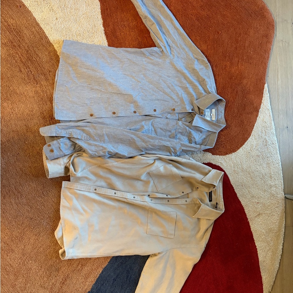 BUNDLE! - Two Men's Button-Up Shirts